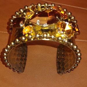 Metal gold Stone bracelet